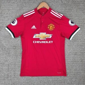 Zlatan Ibrahimovic Adidas Manchester United 2017-18 Jersey Red Mens Size Small